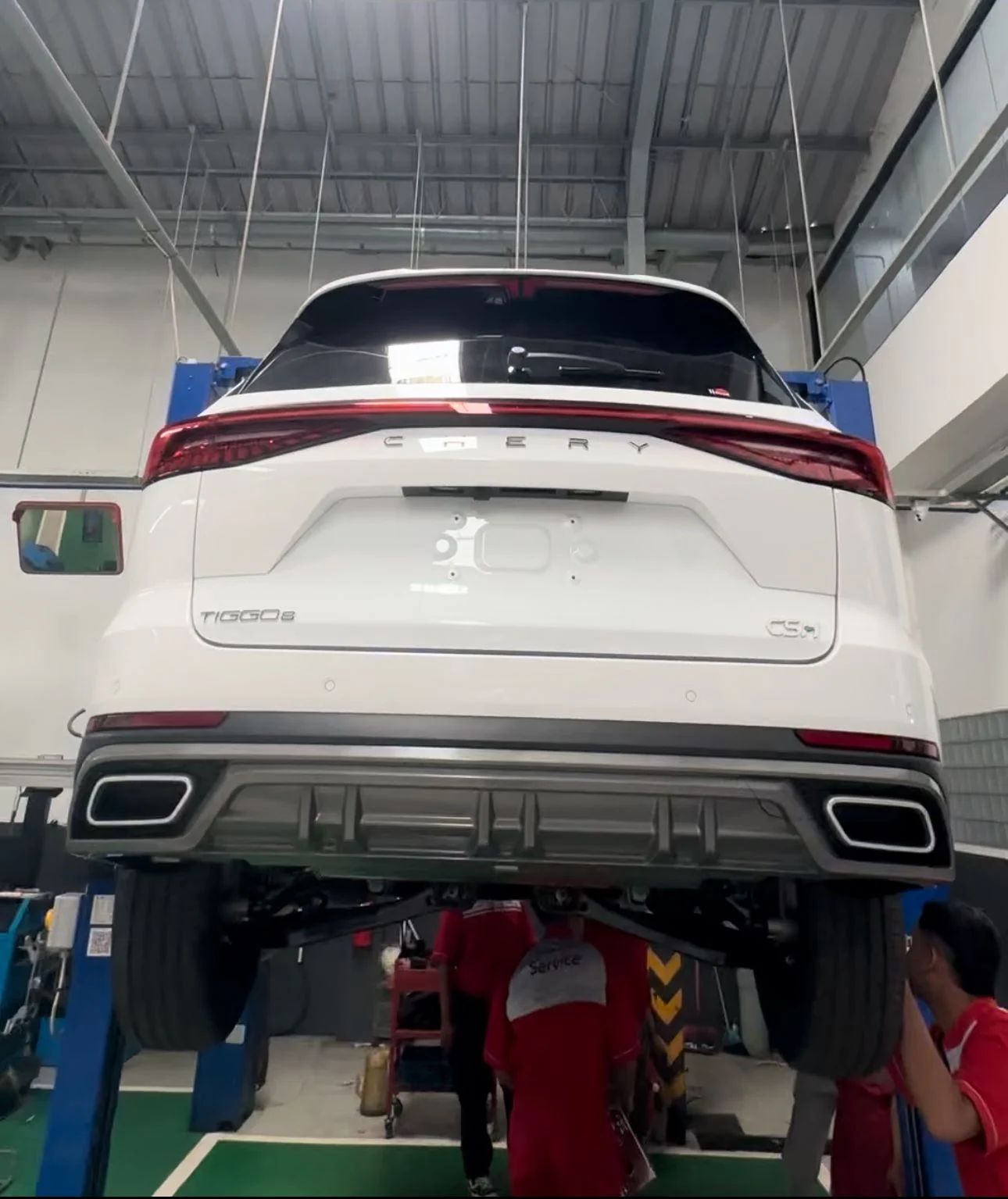 proses PDI unti chery tiggo 8 csh sebelum serah terima kepada konsumen