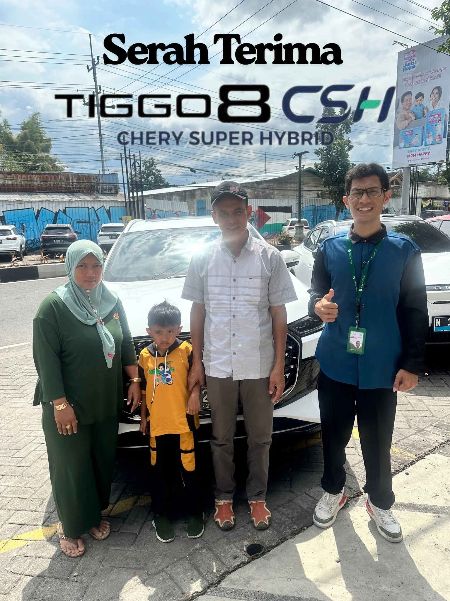 Serah Terima Mobil Chery Tiggo 8 CSH di Dealer Chery Sun Motor Malang